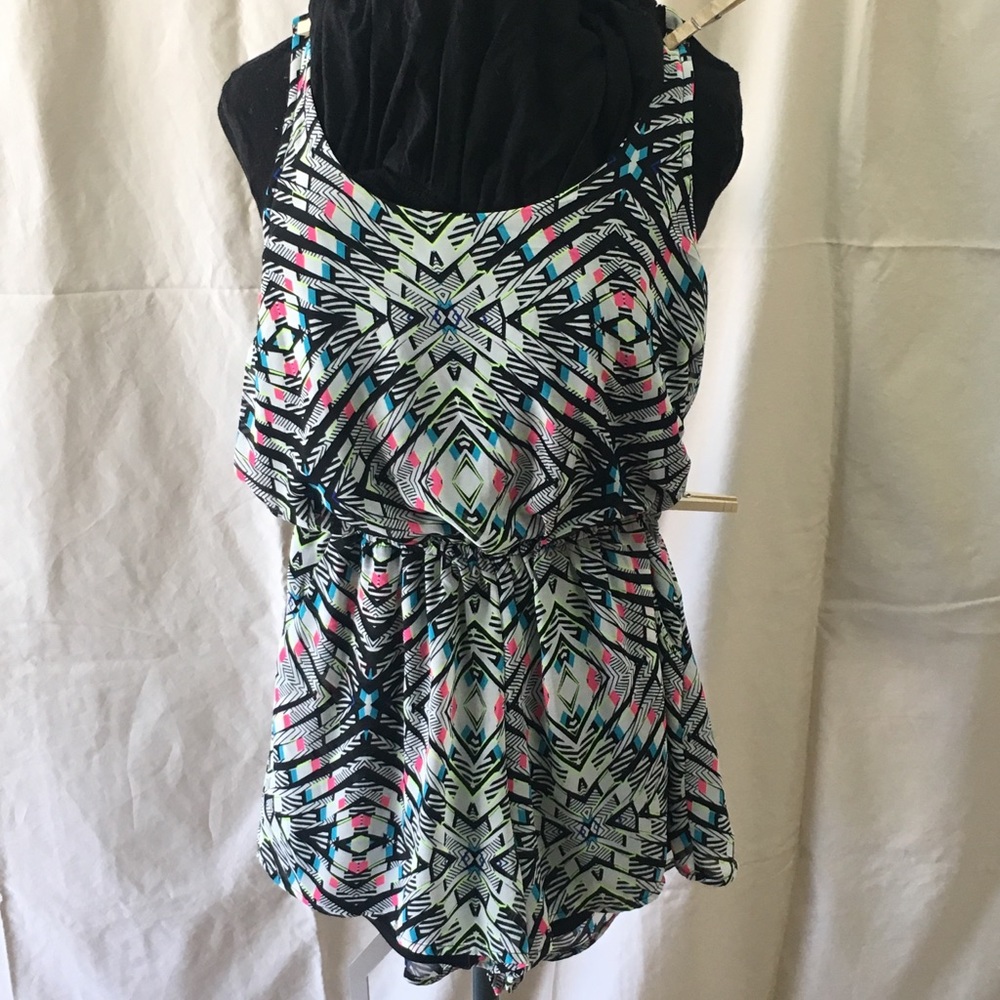 Geo Patterned Romper